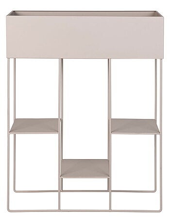 Jardinière Rabo - Jardinière, acier, 3 étagères, sable 25x60x80 cm