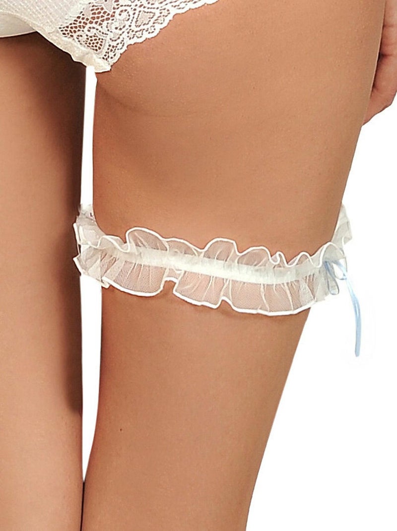 Jarretière Mili Pascal Ecru - Kiabi