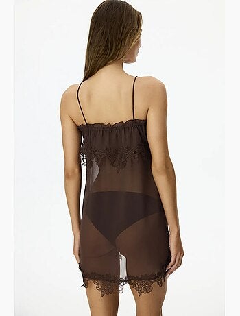 Jasmin chiffon chemise de nuit penti