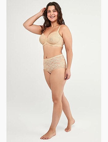 Jasmine gainant en dentelle grande taille penti