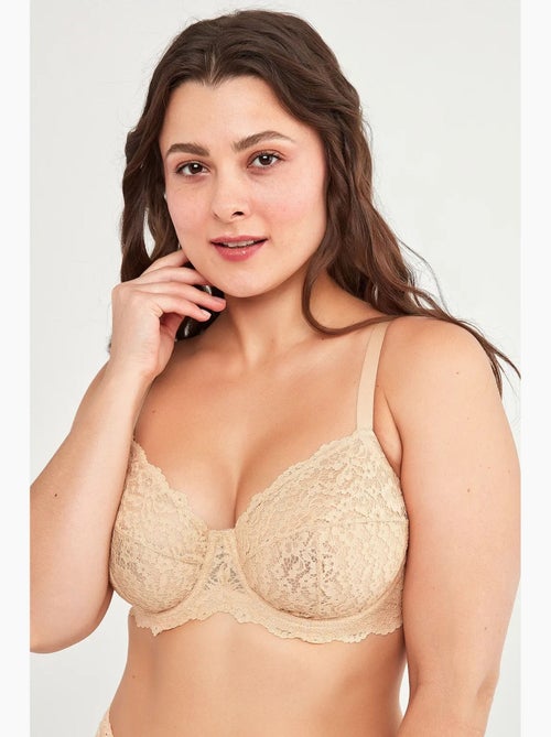 Jasmine gainant en dentelle grande taille penti - Kiabi Jasmine gainant en dentelle grande taille penti - Kiabi