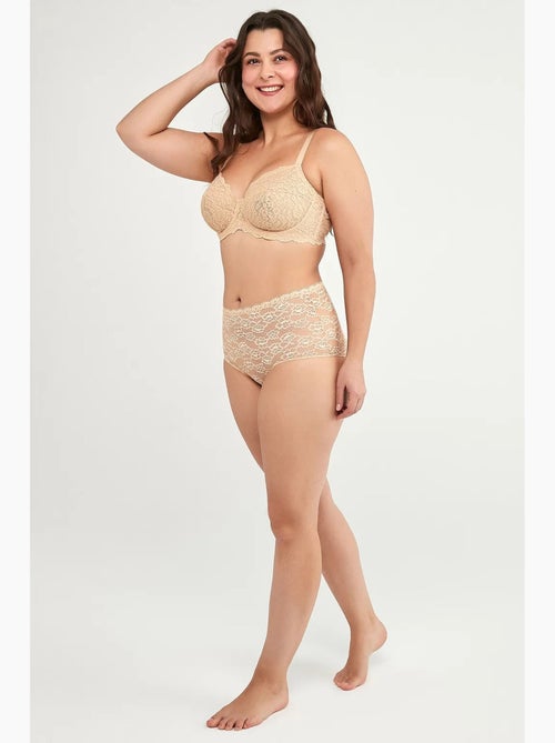 Jasmine gainant en dentelle grande taille penti - Kiabi Jasmine gainant en dentelle grande taille penti - Kiabi