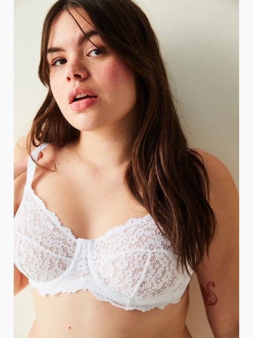 Jasmine gainant en dentelle grande taille penti - Kiabi Jasmine gainant en dentelle grande taille penti - Kiabi