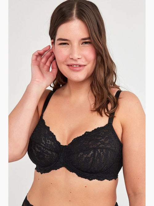 Jasmine gainant en dentelle grande taille penti - Kiabi Jasmine gainant en dentelle grande taille penti - Kiabi
