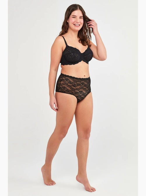 Jasmine gainant en dentelle grande taille penti - Kiabi Jasmine gainant en dentelle grande taille penti - Kiabi