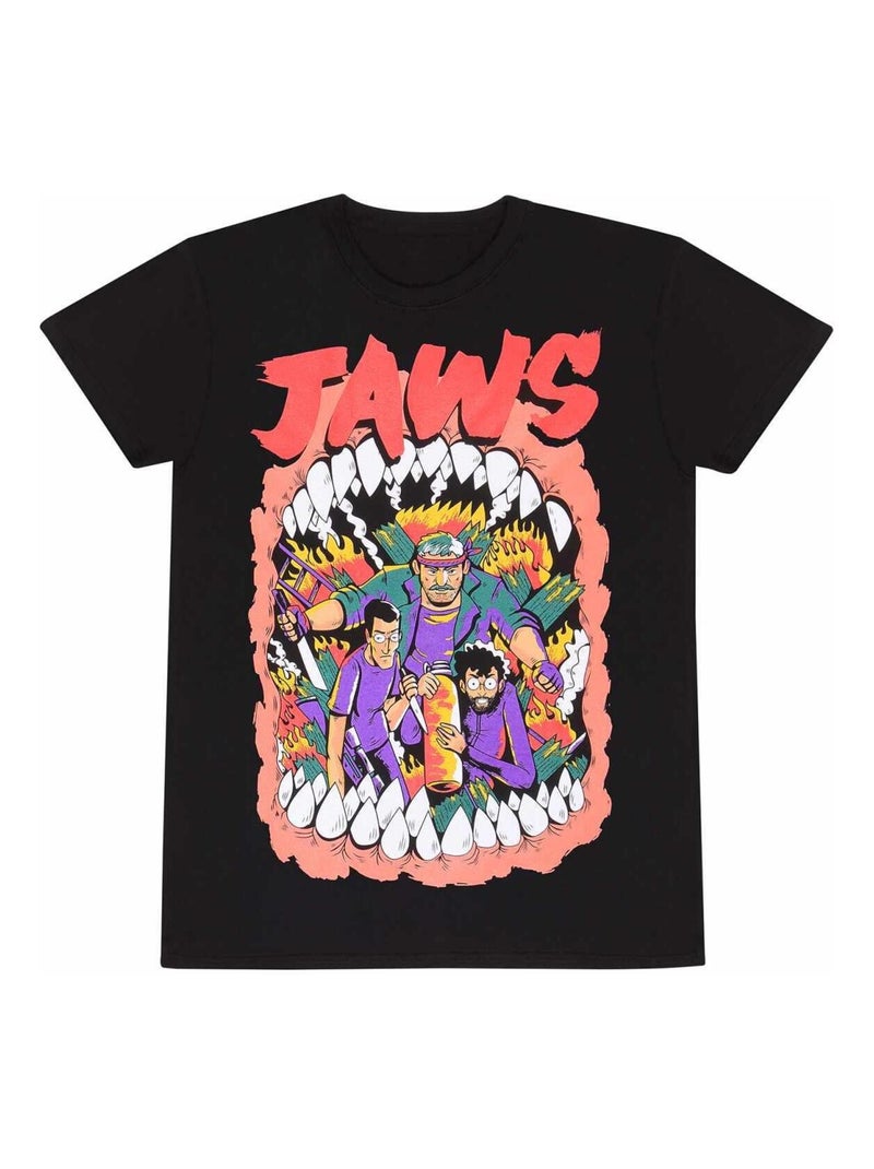 Jaws - T-shirt STYLISED Noir - Kiabi