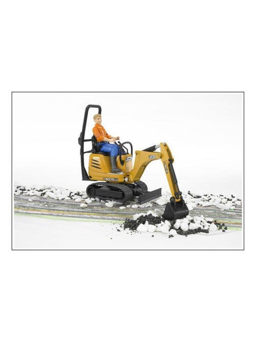 JCB - Micro Pelle 8010 CTS et ouvrier de la construction - Kiabi