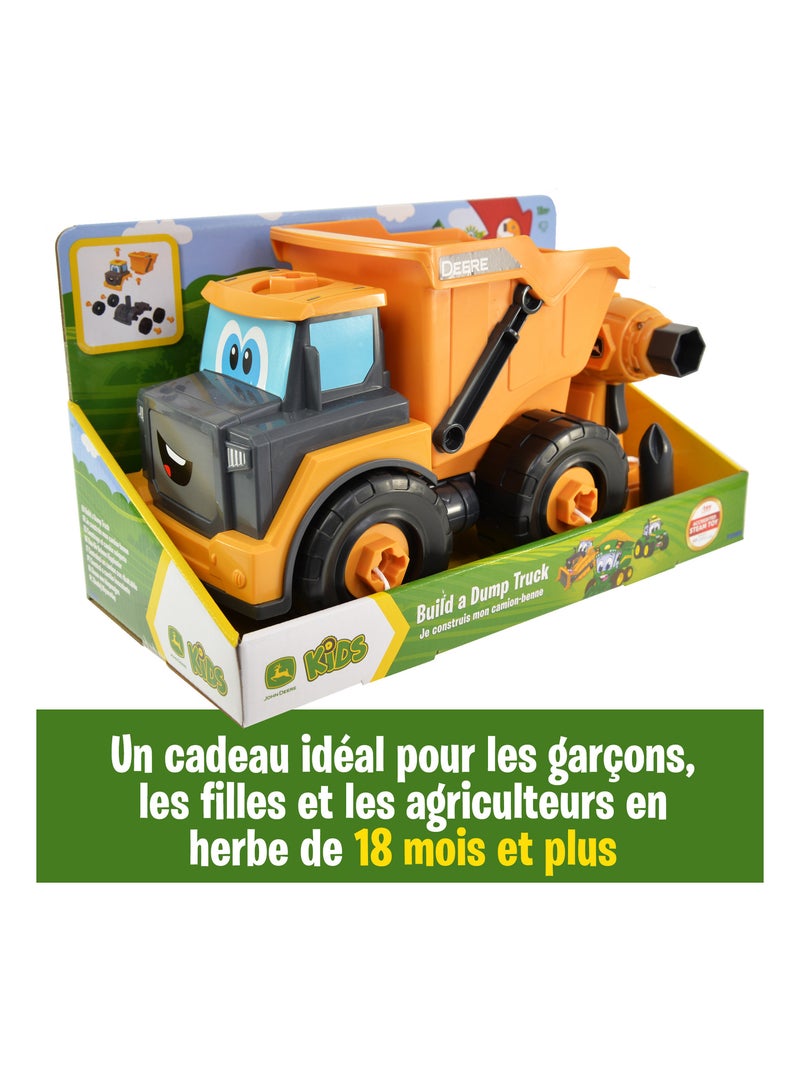Je construis mon camion-benne dès 18 mois Orange - Kiabi
