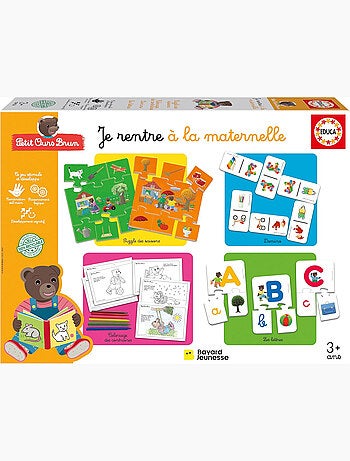 Je Rentre à La Maternelle Petit Ours Brun - Educa Borras
