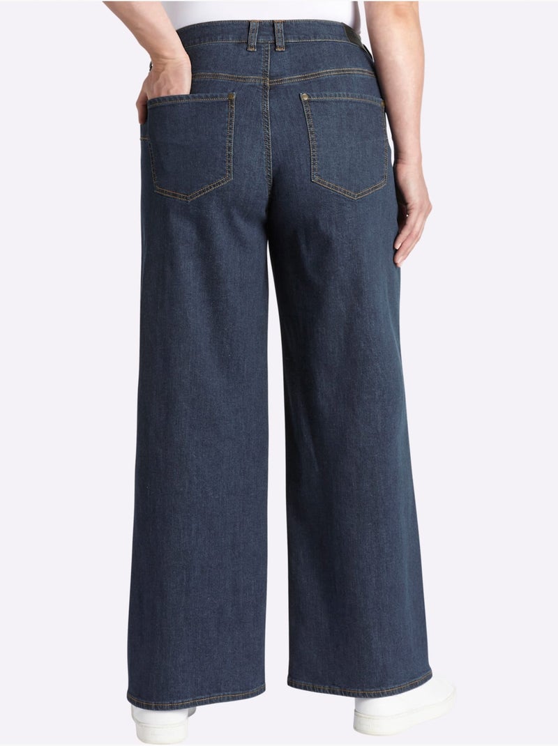 Jean - Taille Standard - Sheego Bleu foncé - Kiabi