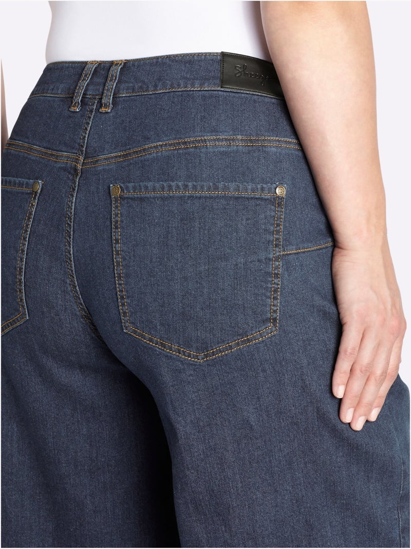 Jean - Taille Standard - Sheego Bleu foncé - Kiabi