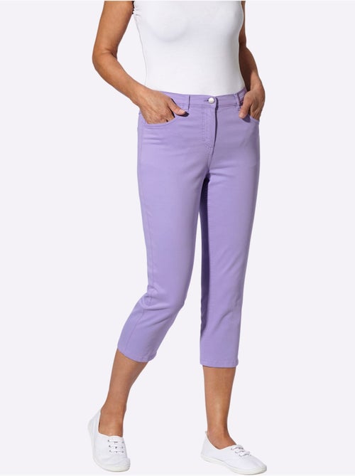 Jean 3/4 Laçage Décoratif - Taille Standard - Moda Vilona - Kiabi Jean 3/4 Laçage Décoratif - Taille Standard - Moda Vilona - Kiabi