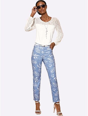Jean 5 Poches 72% Coton - Taille Standard - Helline