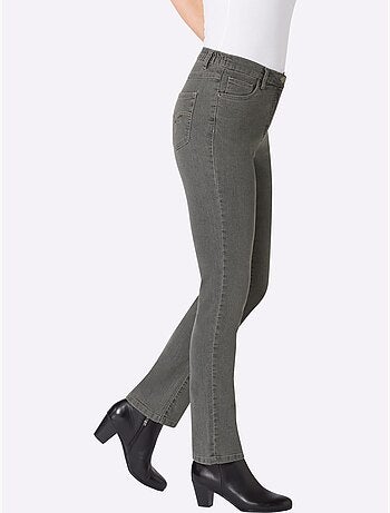 Jean 5 poches avec broderie et éléments fantaisie - Taille standard - Moda Vilona