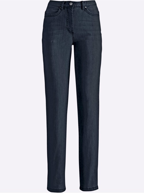 Jean 5 poches avec ceinture à passants et fermeture à glissière - taille courte - witt - Kiabi Jean 5 poches avec ceinture à passants et fermeture à glissière - taille courte - witt - Kiabi