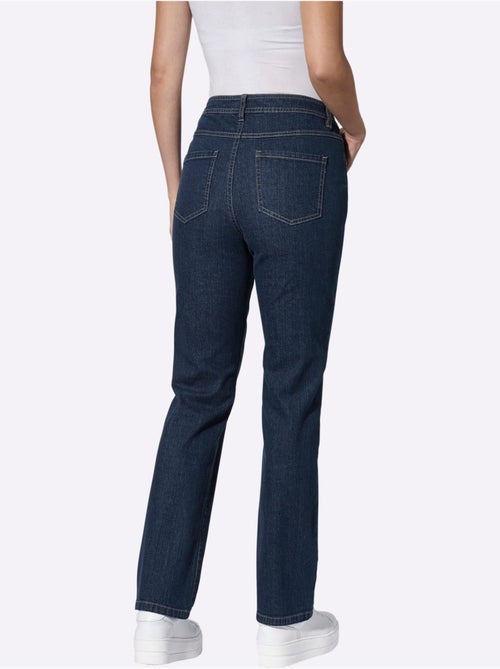Jean 5 poches avec ceinture gainante et jambe droite - taille standard - witt - Kiabi Jean 5 poches avec ceinture gainante et jambe droite - taille standard - witt - Kiabi