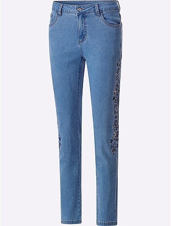 Jean 5 Poches Avec Coton - Taille Standard - Helline