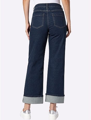 Jean 5 Poches Avec Revers Fixé - Taille Standard - Helline