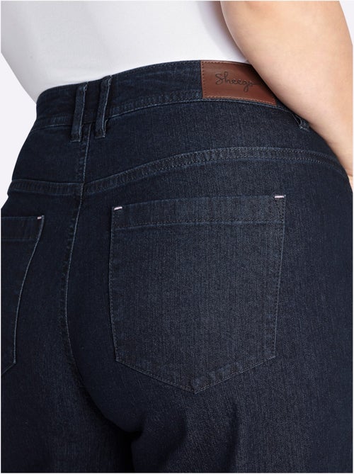 Jean 5 Poches Bas De Jambe Confortable - Taille Standard - Sheego - Kiabi