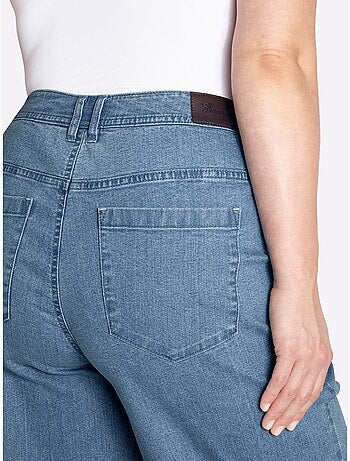 Jean 5 Poches Bas De Jambe Confortable - Taille Standard - Sheego