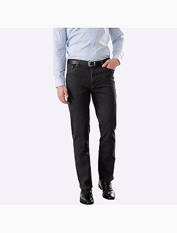 Jean 5 poches ceinture élastique intérieure confortable. - taille standard - moda vilona