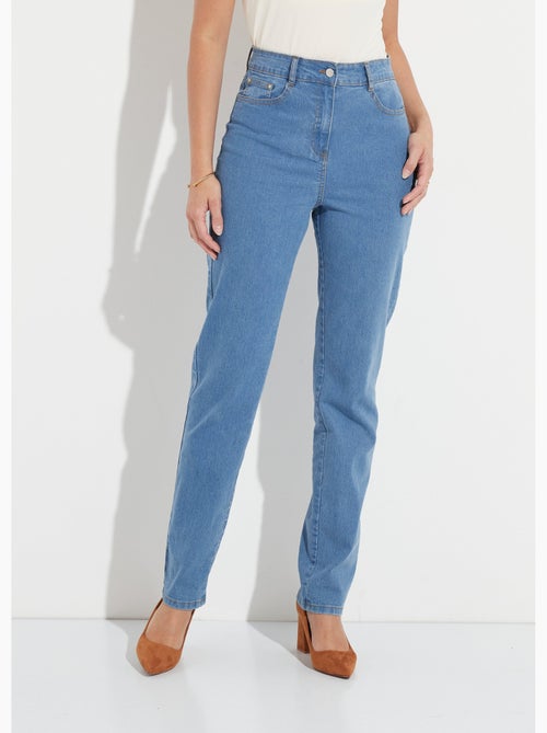 Jean 5 poches ceinture extensible coton stretch - Afibel - Kiabi