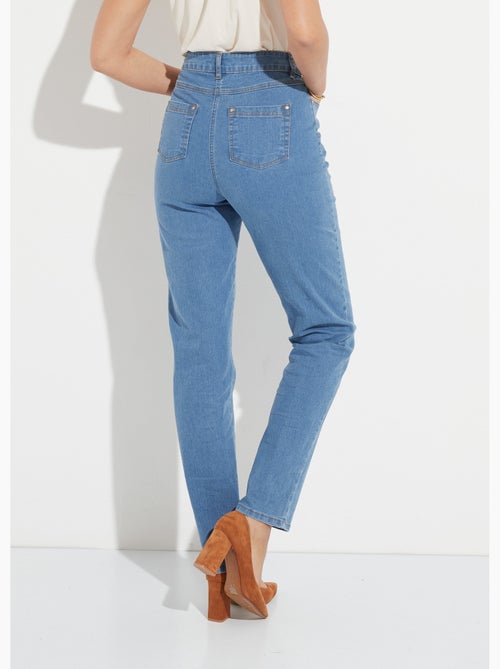 Jean 5 poches ceinture extensible coton stretch - Afibel - Kiabi
