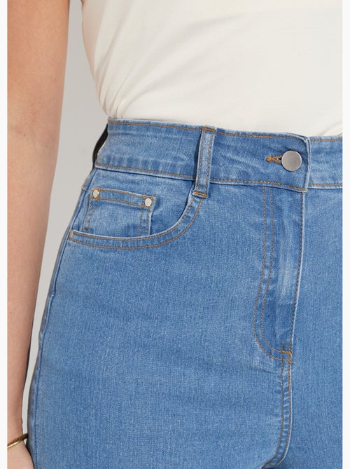 Jean 5 poches ceinture extensible coton stretch - Afibel - Kiabi