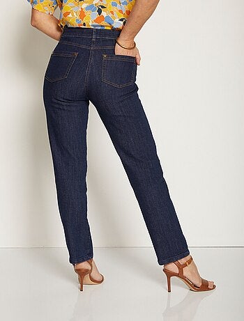 Jean 5 poches ceinture extensible coton stretch