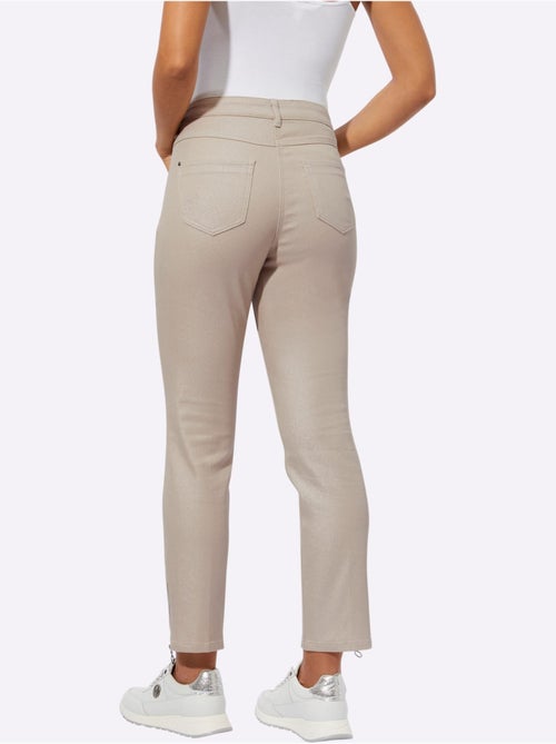 Jean 5 Poches Coton Extensible Confortable - Taille Courte - helline - Kiabi