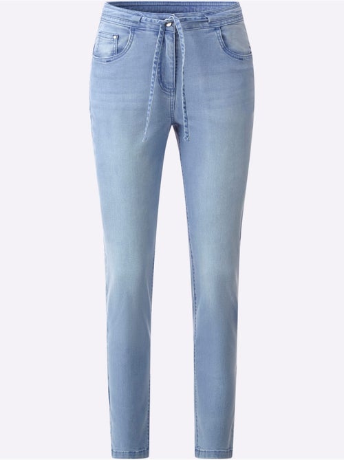 Jean 5 Poches Coulisse Et Lien à Nouer - Taille Standard - Helline - Kiabi