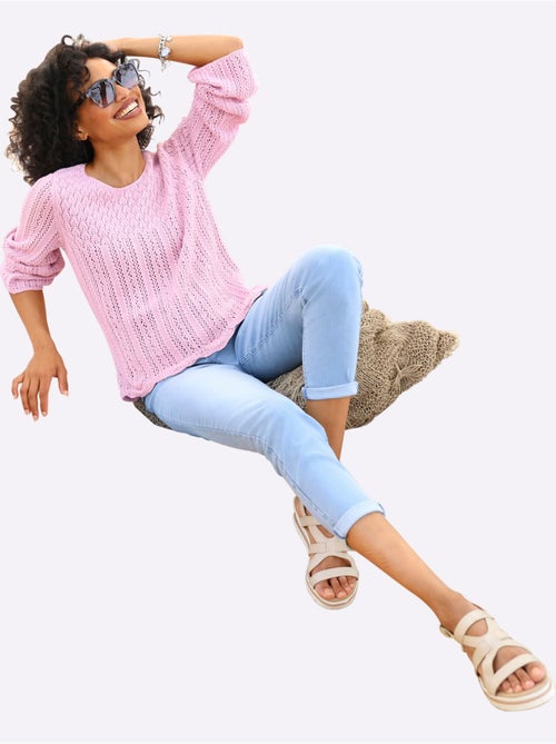 Jean 5 Poches Coulisse Et Lien à Nouer - Taille Standard - Helline - Kiabi