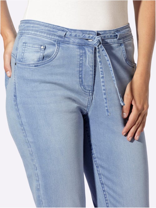 Jean 5 Poches Coulisse Et Lien à Nouer - Taille Standard - Helline - Kiabi