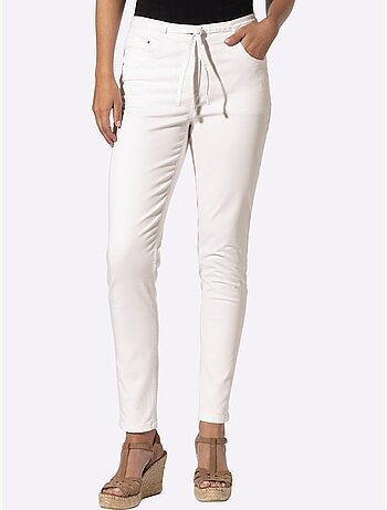 Jean 5 Poches Coulisse Et Lien à Nouer - Taille Standard - helline