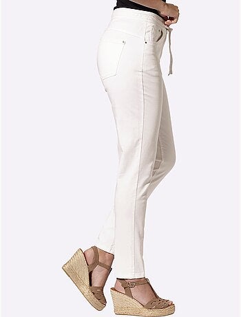 Jean 5 Poches Coulisse Et Lien à Nouer - Taille Standard - helline