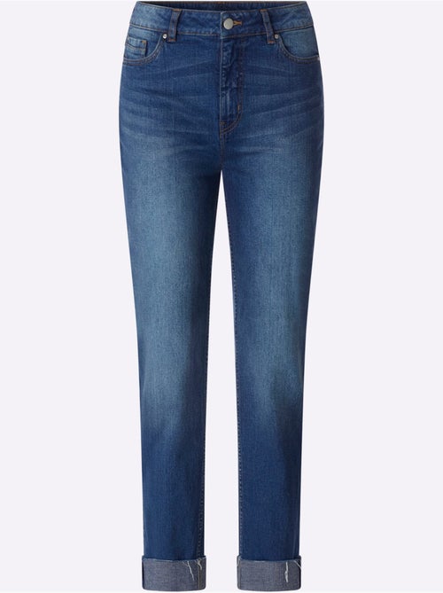 Jean 5 poches coupe 5 poches - taille standard - helline - Kiabi Jean 5 poches coupe 5 poches - taille standard - helline - Kiabi