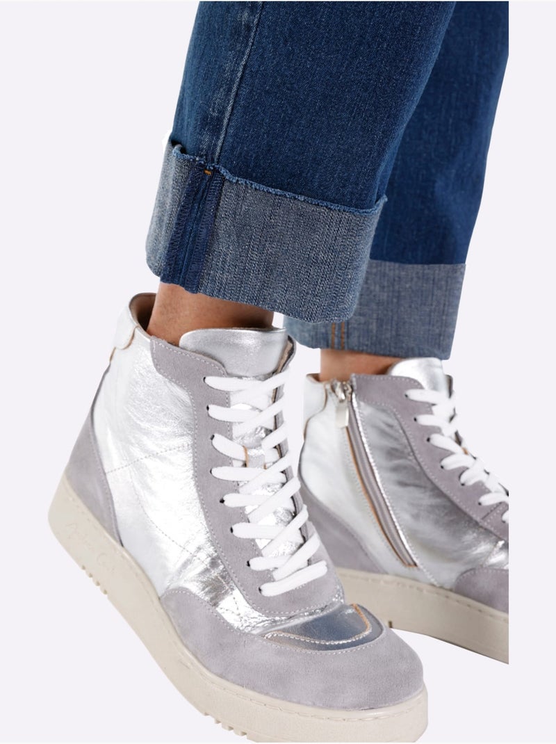 Jean 5 poches coupe 5 poches - taille standard - helline Bleu jean - Kiabi