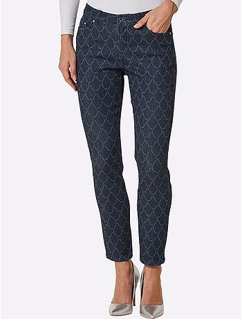 Jean 5 poches coupe 5 poches moderne - taille courte - helline