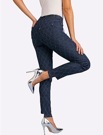Jean 5 poches coupe 5 poches moderne - taille courte - helline