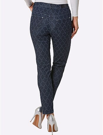 Jean 5 poches coupe 5 poches moderne - taille courte - helline