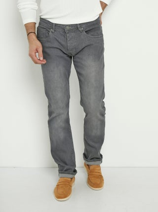 Jean 5 poches coupe droite, extensible