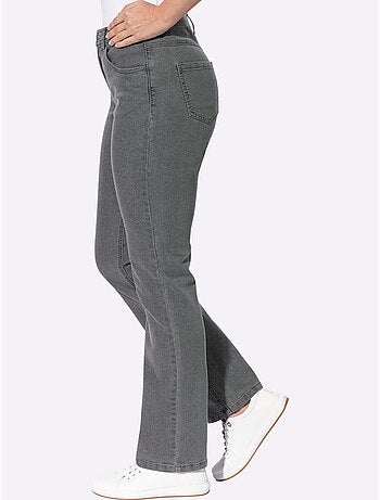 Jean 5 poches coupe parfaite grâce à l'élasthanne - taille courte - moda vilona
