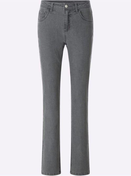 Jean 5 poches coupe parfaite grâce à l'élasthanne - taille courte - moda vilona - Kiabi Jean 5 poches coupe parfaite grâce à l'élasthanne - taille courte - moda vilona - Kiabi