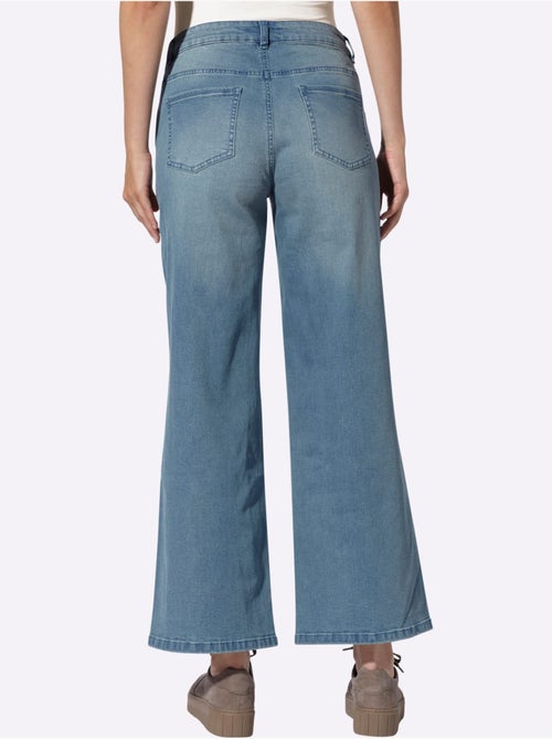Jean 5 Poches Coupe Parfaite Grâce à L'élasthanne - Taille Standard - Helline - Kiabi Jean 5 Poches Coupe Parfaite Grâce à L'élasthanne - Taille Standard - Helline - Kiabi