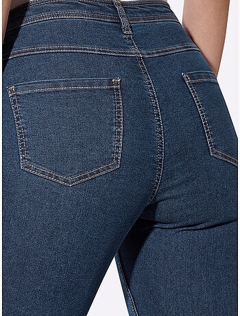 Jean 5 poches coupe parfaite grâce à l'élasthanne - taille standard - moda vilona