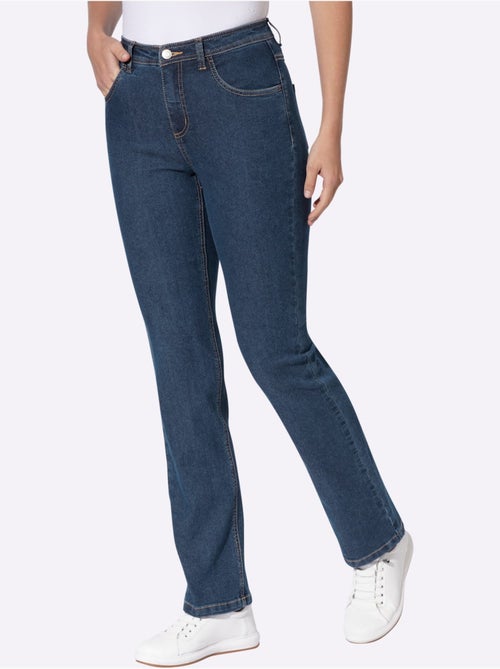 Jean 5 poches coupe parfaite grâce à l'élasthanne - taille standard - moda vilona - Kiabi Jean 5 poches coupe parfaite grâce à l'élasthanne - taille standard - moda vilona - Kiabi