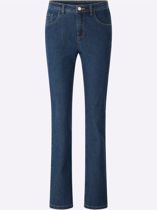 Jean 5 poches coupe parfaite grâce à l'élasthanne - taille standard - moda vilona - Kiabi Jean 5 poches coupe parfaite grâce à l'élasthanne - taille standard - moda vilona - Kiabi