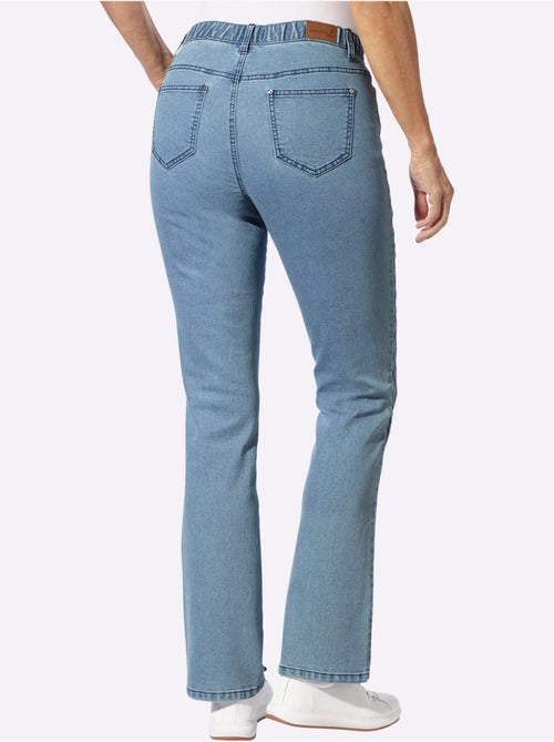 Jean 5 poches couture latérale avancée pour un effet affinant - taille standard - witt - Kiabi Jean 5 poches couture latérale avancée pour un effet affinant - taille standard - witt - Kiabi