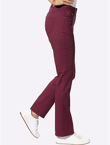 Jean 5 poches couture latérale avancée pour un effet affinant - taille standard - witt