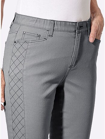 Jean 5 poches couture latérale avancée pour un effet affinant - taille standard - witt